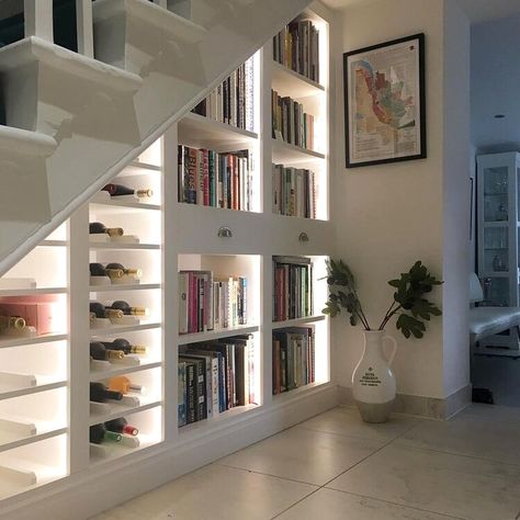 #renovation #makeover #stairs Under Stair Storage Ideas, Stair Storage Ideas, Understair Storage, Under Stairs Nook, Under Stair Storage, Room Under Stairs, Stair Nook, تحت الدرج, Under Stair