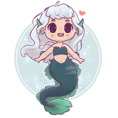 A Slytherin Inspired Mermaid | Naomi Lord Naomi Lord, Cute Harry Potter, Mermaid Drawings, Images Harry Potter, Cute Kawaii Animals, Harry Potter Drawings, Cute Animal Drawings Kawaii, Chibi Girl, Kawaii Chibi