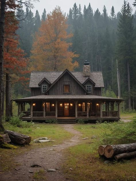 A Cabin In The Woods, Log Cabin Interior, Cabin Aesthetic, Log Cabin Rustic, Romantic Cabin, Cottage Cabin, Log Cabin Homes, A Cabin, Mountain Homes