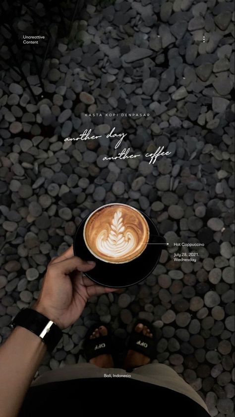 Typography Coffee Shop, Coffee Aesthetic Instagram Story, Coffee Photography Aesthetic, Kopi Aesthetic, Story Typography, Typography Coffee, Coffee Typography, Coffee Poster Design, Coffee Advertising