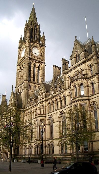 Manchester Town Hall in Albert Square Salford, City Break, Manchester Pride, Manchester Town Hall, Uk City, Manchester England, Greater Manchester, England And Scotland, England Travel