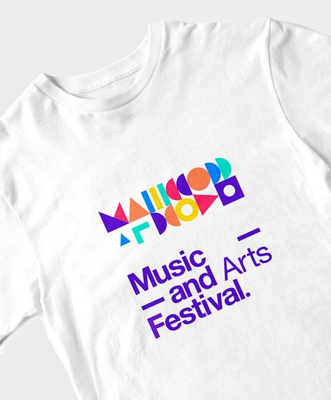 Music and Arts Festival - Identity Concept on Behance Creative Inventions, Music And Arts, Festival Logo, Festival T Shirts, Learning Projects, Event Branding, Brand Color Palette, Arts Festival, Logo Creation