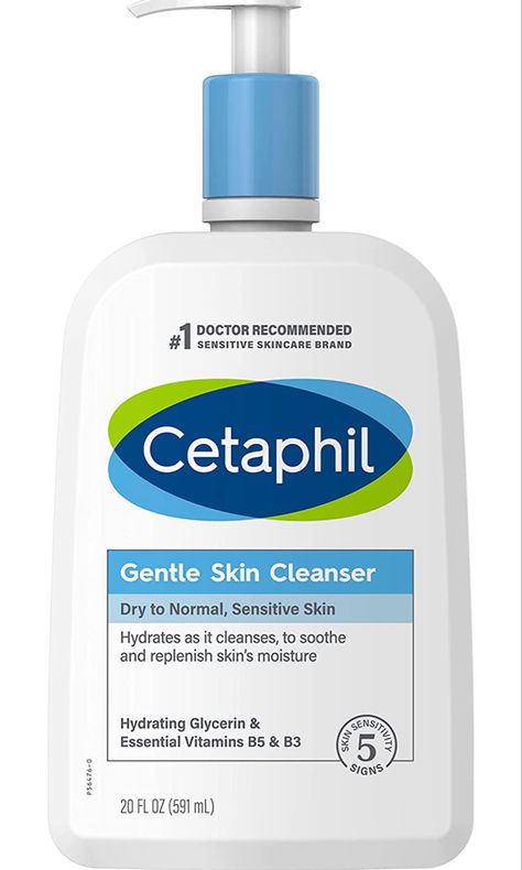 Face Wash by CETAphil , Hydrating Gentle Skin Cleanser for Dry to Normal Sensitive Skin, NEW 20oz, Fragrance Free, Soap Free and Non-Foaming Cetaphil Gentle Cleanser, Cetaphil Face Wash, Cetaphil Gentle Skin Cleanser, Sensitive Skin Face Wash, Cetaphil Cleanser, Hydrating Face Wash, Skin Cream Anti Aging, Daily Facial Cleanser, Gentle Skin Cleanser