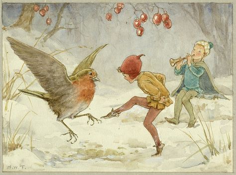 Margaret Tarrant "A Jolly Jig" | Margaret Winifred Tarrant (… | Flickr Margaret Tarrant, Fairy Vintage, Fairy Images, Fairy Illustration, Elves And Fairies, Vintage Fairy, Fairy Artwork, Fairies Elves, Vintage Fairies