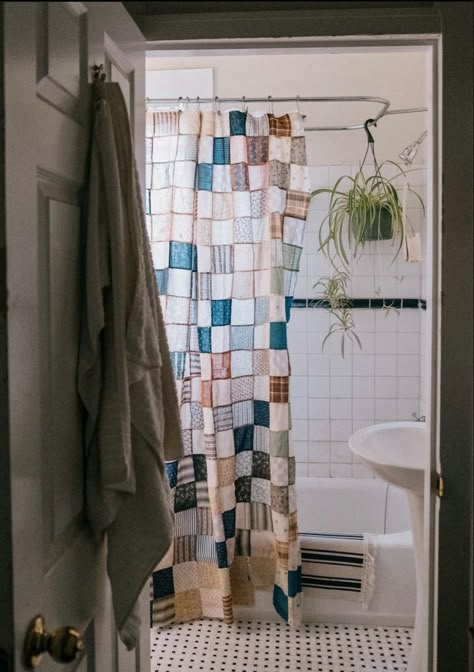 Quilted Curtains, Bath Room, Spoiler Alert, House Room, The Journal, Quilt Top, House Inspo, New Room, House Inspiration