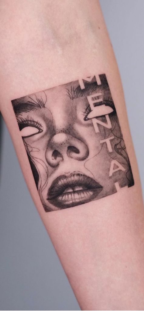 Minimalist Portrait Tattoo, Semi Realism Tattoo, Micro Portrait Tattoo, 3rl Tattoo, Hyper Realism Tattoo, Small Realistic Tattoo, Micro Realism, Portrait Tattoos, Tattoo Realism