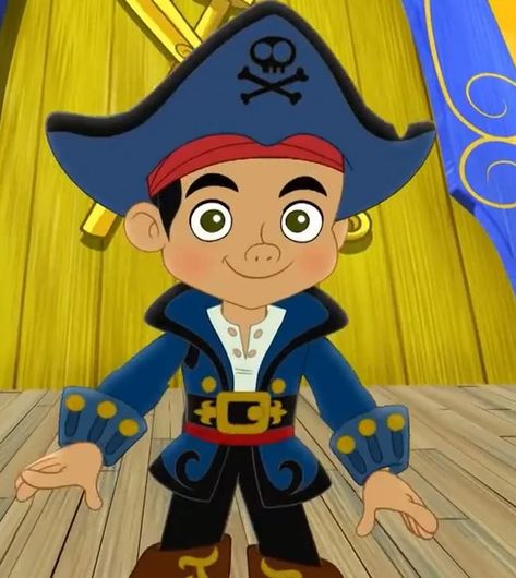 Jake (later known as Captain Jake) is a young pirate boy who is under the wings of Peter Pan and serves as the main protagonist of the Disney Junior animated series, Jake and the Never Land Pirates. He was voiced by Colin Ford, Cameron Boyce, Sean Ryan Fox and later by Riley Thomas Stewart. He is currently voiced by Gabe Eggerling for the remaining fourth season of the series. 1 Personality 1.1 Physical appearance 2 Role in the series 3 Spin-offs 3.1 Playing with Skully 3.2 Jake's Never Land Pir Jake The Neverland Pirate, Jake Neverland Pirates, Jake And Neverland Pirates, Sean Ryan Fox, Jack The Pirate, Riley Thomas, Lost Boys Peter Pan, Colin Ford, Pirate Cartoon