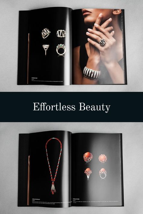 Jewellery Catalogue Design Layout, Jewellery Catalogue Design, Luxury Catalogue, Jewellery Brochure, Jewellery Catalogue, Jewellery Magazine, Cartier Jewellery, Catalog Design Layout, Catalog Printing