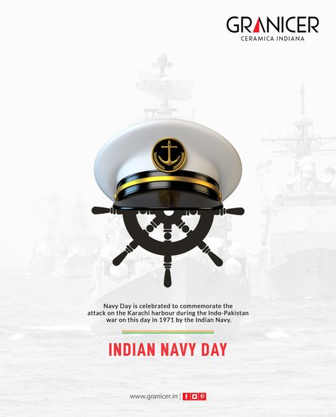 Navy Day is celebrated to commemorate the attack on the Karachi harbour during the Indo-Pakistan war on this day in 1971 by the Indian Navy. 𝗜𝗻𝗱𝗶𝗮𝗻 𝗡𝗮𝘃𝘆 𝗗𝗮𝘆 #indiannavy #indianarmy #indianairforce #india #jaihind #army #indian #bsf #ssb #parasf #crpf #specialforces #ncc #airforce #indianarmedforces #nationaldefenceacademy #indianarmyday #armystrong #indiansoldiers #indianarmyofficers Indian Navy Day Creative Post, Navy Day Creative Ads, Indian Navy Day Poster, Indian Navy Day Creative Ads, Nss Poster, Navy Day Poster, Indian Navy Ships, National Cadet Corps, Tmt Steel