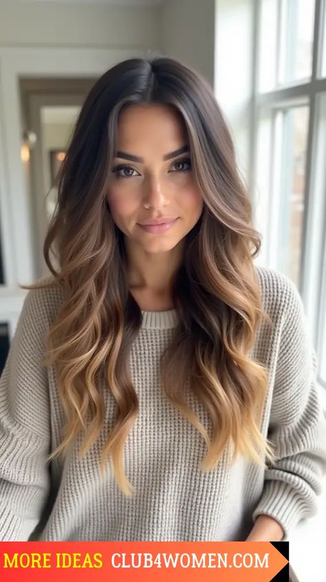 23 Top Fall Hair Colors 2024: Trendy Shades You Need to Try Fall 2024 Brunette Hair Color, Baylage Hair 2024 Brunette, Brown To Icy Blonde, Fall Hair Colors Brunette, Fall Hair Color Trends For Brunettes, Fall Balayage Hair, Brunette Hair Ideas, Summer Brunette, Fall Balayage