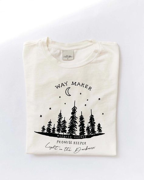 Match your Mini with Way Maker Tees for Mama & Sweatshirts for Mini 🫶🏻 . . . . #waymaker #miracleworker #promisekeeper #lightinthedarkness… | Instagram Way Maker, Mama Sweatshirt, Sweatshirts, T Shirt, On Instagram, Instagram