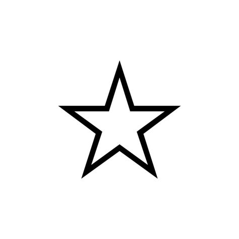 Masculine Star Tattoo, Christmas Star Silhouette, Drawings Of Stars, Star Silhouette, Star Outline, Drawing Stars, Star Tattoo Designs, Tattoo Templates, Tattoo Desings