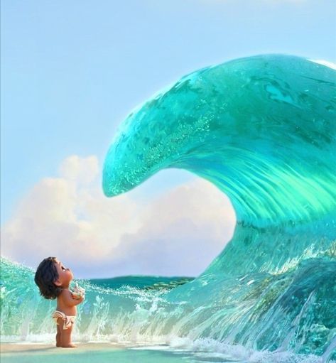 Moana Poster, Disney Moana Art, Black Disney Princess, Moana Disney, Ocean Images, Disney Cuties, Product Animation, Disney Icons, Images Disney