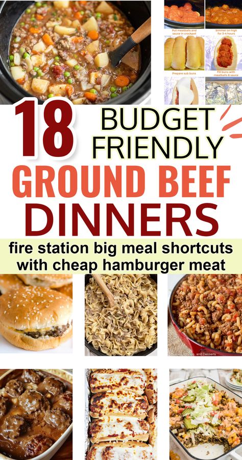 Easy Meals With Ground Beef, Fire Station Dinner Ideas, Ground Beef Recipes For Dinner Easy Food To Make With Hamburger Meat, Easy Large Group Meals, School Night Dinner Ideas, Easy Meal For A Large Group, Simple Casserole Recipes Easy Work Night Meals Fire Department Dinner Recipes, Easy Fire Station Meals For Firefighters Fast One Pot Dinners, Stove Top Beef Fast Comfort Foods Recipes Simple Hamburger Casserole Recipes Things You Can Make With Hamburger Meat, Cheap Large Family Meals Ground Beef, Easy Dinner Recipes With Hamburger Meat Ground Beef, Recipes Made With Hamburger Meat, Simple Cheap Ground Beef Recipes, One Pot Meals Hamburger Meat, Easy Hamburger Meat Recipes Casseroles, Quick Easy Recipes With Hamburger Meat, Easy Recipes Hamburger Meat