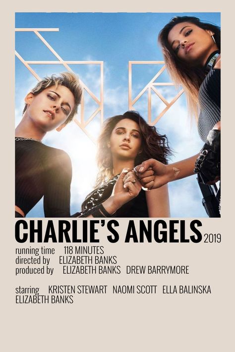 Alternative Minimalist Movie Posters, Charlie's Angels Aesthetic, Halloween Costume Movie, Charlie's Angels 2019, Movie Collage, Movies To Watch Teenagers, Iconic Movie Posters, Movie Card, Girly Movies