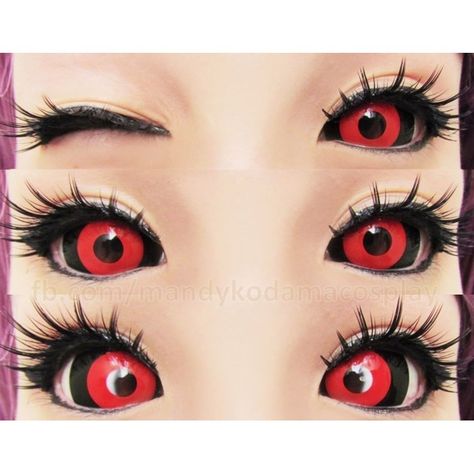 Tokyo Ghoul Cosplay - Phantasee Red Black Sclera Lens Gremlin Red Eyes Contacts, Sclera Lenses, Red Contacts Lenses, Black Sclera, Colored Eye Contacts, Circle Lens, Eye Contacts, Eye Contact Lenses, Tokyo Ghoul Cosplay