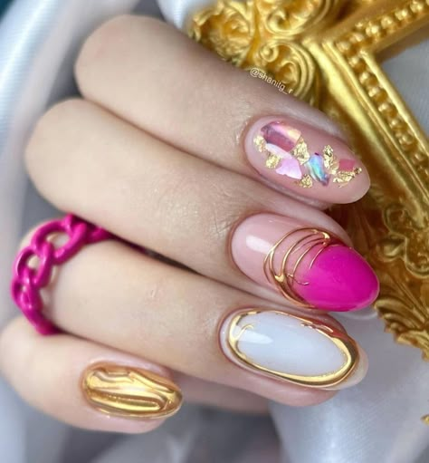 Tape Nail Art, Beach Nail, Nails Classy, Floral Nail Designs, Gelish Nails, Fall Acrylic Nails, Classy Acrylic Nails, Pretty Gel Nails, Crazy Nails