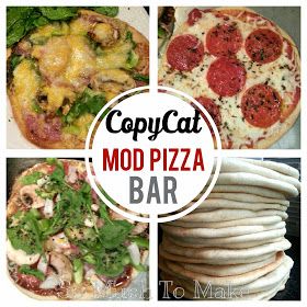 Mod Pizza Zesty Roma Dressing, Mod Pizza Pesto Recipe, Create Your Own Pizza Bar, Mod Pizza Recipes, Mod Pizza Dough Recipe, Mod Pizza Ideas, Pizza Bar Party, Make Your Own Pizza Party, Mod Pizza