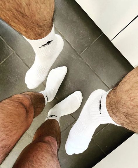 Men In Socks, Frat Guys, Gym Boy, Sheer Socks, Idee Cosplay, Mens Leather Sandals, Brooklyn Baby, White Socks, Colorful Socks