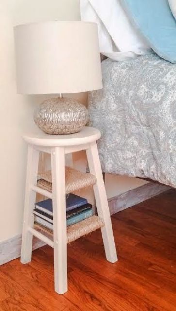 27 Tiny Nightstands For Small Bedrooms Small Nightstand, Spare Bedroom, Night Stand, Bedside Tables, Redo Furniture, Guest Bedrooms, Repurposed Furniture, Furniture Projects, My New Room