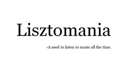 lisztomania Cute Sentences, Book Club List, Learning A Second Language, Unique Words Definitions, Music Is My Escape, Rare Words, Word Definitions, Quotes And Notes, Unique Words