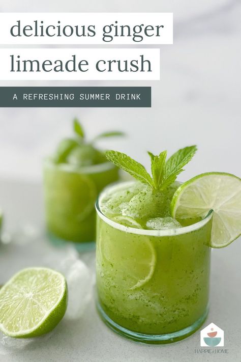 Ginger Limeade, Lime Granita, Mocktail Ideas, Granita Recipes, Water Therapy, Drink Recipes Nonalcoholic, Non Alcoholic Cocktails, Vegan Drinks, Japanese Water