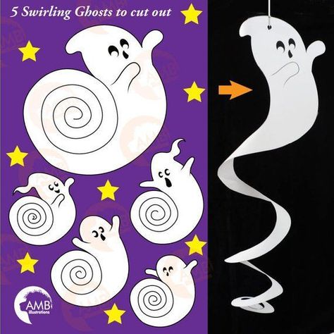 Ghost Craft, Diy Halloween Party, Moldes Halloween, Imprimibles Halloween, Graduation Party Games, Easy Toddler Crafts, Ghost Crafts, Adornos Halloween, Easy Halloween Crafts