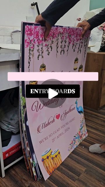 AB CLICKS Wedding Photography & Stationery ❤️ on Instagram: "#Wedding Entry Boards for your events including Haldi, Mehendi, Sangeet, Wedding, Reception and moree ❤️😍😍❤️ . DM us to know more 📲" Wedding Entry Board, Haldi Board Ideas, Haldi Entry Ideas, Haldi Entry, Haldi Board, Sangeet Entry, Wedding Entry, Wedding Boards, Marriage Day