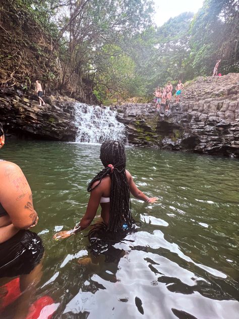 Cabin Trip Black People, River Pictures, Trip Aesthetic, Cabin Trip, Snap Story, Board Pictures, Vision Board Pictures, Black Femininity, Boho Aesthetic