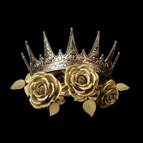 Rose Living Room, Gold Throw Blanket, Gold Throw, Gold Crown, Black And Gold, Adobe Stock, Roses, Crown, Queen