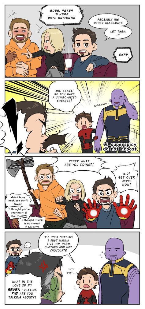 Avengers Cartoon, Superfamily Avengers, Superhero Memes, Marvel Cartoons, Funny Marvel Memes, Marvel Drawings, Marvel Quotes, Avengers Comics, Warm Clothes