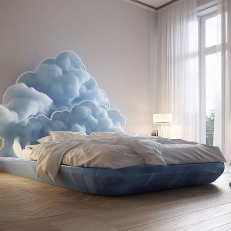 IMG_7167-1 ‣ Sincere Whisper Cloud Bed Frame, The Cloud Couch, Cloud Bed, Bed Frame Plans, Cloud Couch, Hotels In Paris, Innovative Furniture, Home Comfort, Cloud Shapes