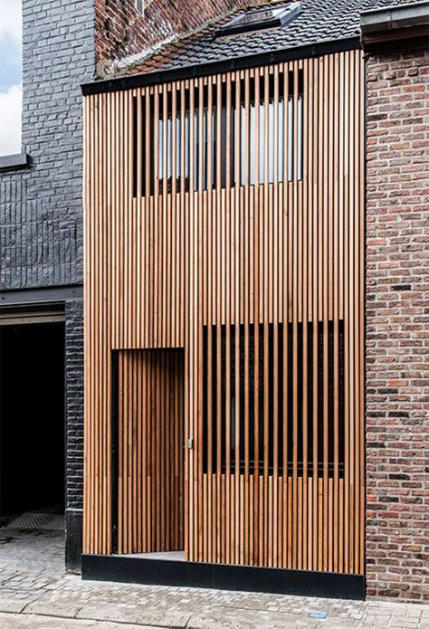 Top 7 Timber Kitchens We Found on Pinterest This Week| est living Wood Facade, Wooden Facade, Wooden Architecture, Wood Architecture, Wood Cladding, Pinterest Images, Timber Cladding, Exterior Cladding, Architecture Exterior