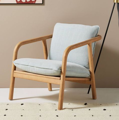 Anthropologie Decor, Unique Living Room Furniture, Hanging Furniture, Cozy Seats, Upholstered Accent Chairs, Upholstered Arm Chair, Living Room Chairs, New Furniture, Furniture Chair