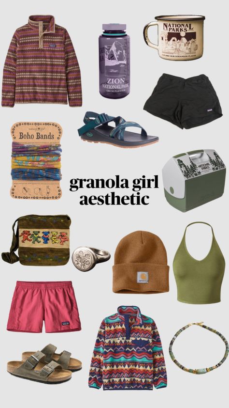 #outfitinspo #beauty #granolagirl #patagonia #rei #chacos #nature #hiking Granola Lifestyle Aesthetic, Cute Granola Outfits, Granola Girl Outfits, Granola Outfits, Granola Style, Patagonia Style, Granola Girl Aesthetic, Winter Outfits Warm, Hiking Outfit Women