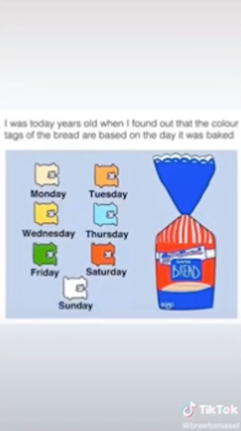 The colour of your bread tag actually means something important - Starts at 60 Bread Ties Crafts, Bread Tabs, Bread Ties, Bread Tags, Bread Clip, Survival Skills Life Hacks, Color Meanings, Color Tag, Craft Time