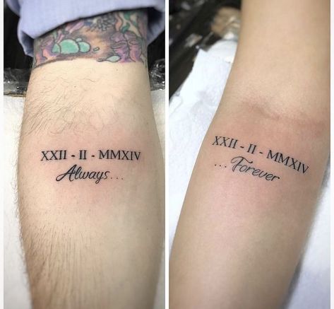 Couple Wrist Tattoos, Marriage Tattoos, Small Tattoos For Men, Quotes For Men, Tattoo Quotes For Men, Cute Couple Tattoos, Couple Tattoos Unique, Couples Tattoo Designs, Muster Tattoos