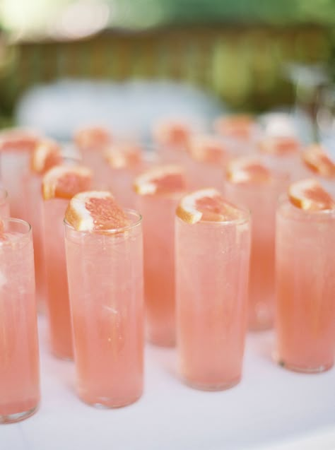 Grapefruit Theme Party, Grapefruit Bridal Shower Theme, Grapefruit Party Decor, Grapefruit Wedding, Beaufort Wedding, Bridal Veil Lakes, Coombe Lodge, Wedding Food Display, Breakfast Wedding