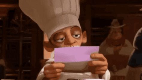 Chef Skinner Reading a Letter GIF | Chef Skinner Reading a Letter | Know Your Meme Reading Gif, Honey Mustard Salad Dressing, Mustard Salad Dressing, I Like Pizza, Ratatouille Disney, Santa Reading, Meme Show, Guys Read, Family Tattoos