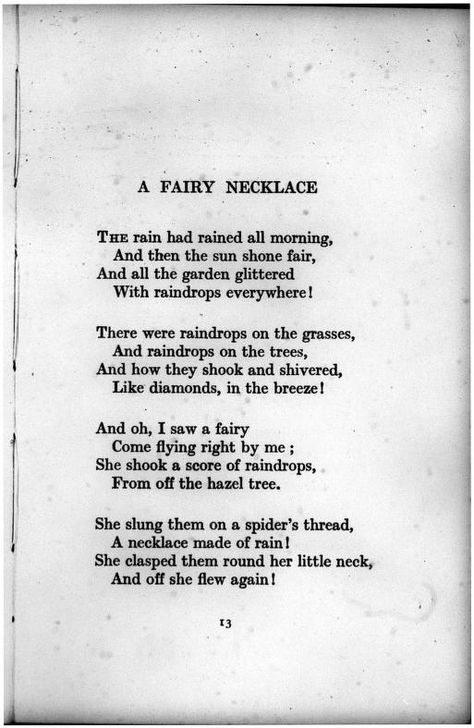 Magical Poetry, Enid Blyton Quotes, Fairy Poems, Magical Words, Fantasy Poems, Rain Poems, Fairy Quotes, Old Poetry, Nature Poem