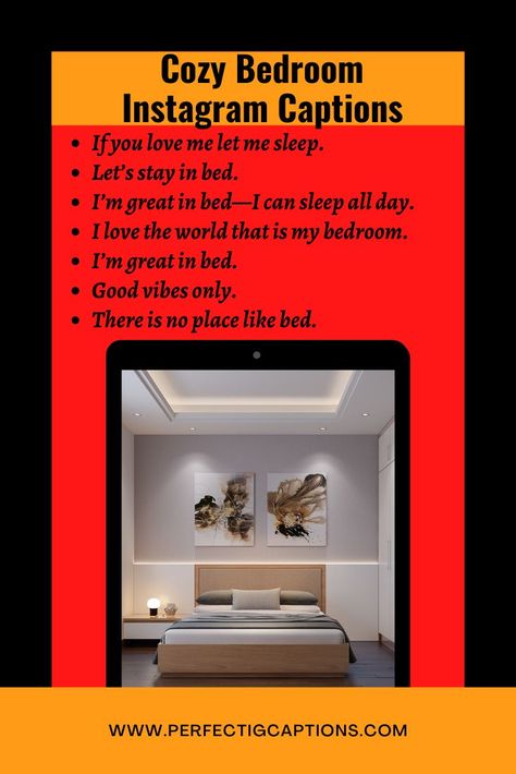 #Comfy#Cozy#Bedroom#Instagram#Captions#pictures Bedroom Pictures Instagram, Comfy Bedroom, Sleeping All Day, Bedroom Pictures, The Comfy, Stay In Bed, Good Vibes Only, Cozy Bedroom, Instagram Captions