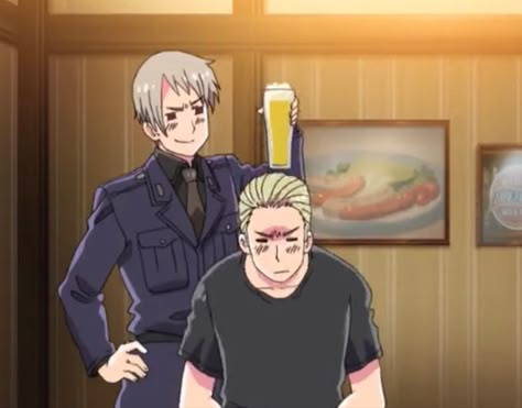 Hetalia Official Art, Hetalia Prussia, Prussia Hetalia, Pregnant Man, Hetalia Germany, Germany And Prussia, Hetalia Fanart, Itty Bitty, Food Recipe