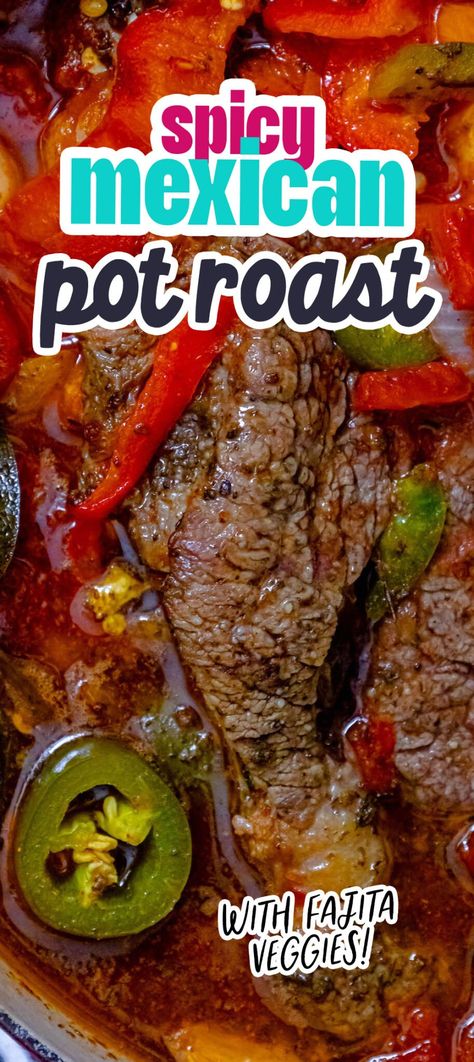 Mexican Roast Instant Pot, Guajillo Chile Pot Roast Pioneer Woman, Spicy Pot Roast Crock Pot Recipes, Pork Roast Crock Pot Recipes Slow Cooker Mexican, Pot Roast Mexican Style, Rump Roast Mexican Recipes, Mexican Chuck Roast Recipes Instant Pot, Guajillo Chile Pot Roast, Easter Pot Roast