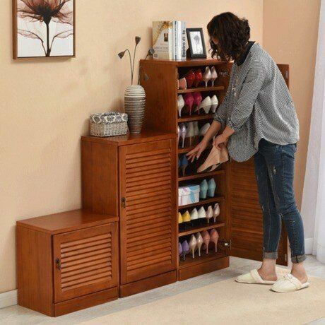 Modern Shoe Storage Ideas 2023 | Entryway Shoe Storage Ideas | Diy Shoe Storage | Home Decor Shoe Rack Cabinet Design, Shoe Rack Design, Shoe Rack Ideas, Shoe Rack For Small Spaces, Shoe Cabinet Design, Shoe Storage Furniture, Space Saving Shoe Rack, Modern Shoe Rack, Closet Shoes