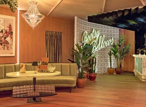 Bootsy Bellows ! NEW club!!! Palm Springs Design, Calcutta Gold, California Vibe, Restaurant Concept, Curved Walls, Living In La, Vintage California, Spring Design, Wine And Dine