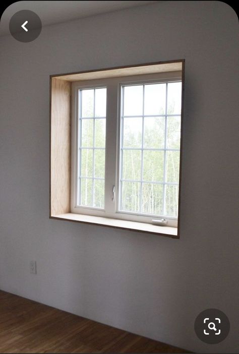 Window Trim Ideas Interior, Modern Window Trim, Window Jamb, Diy Window Trim, Modern Trim, Interior Window Trim, Interior Door Trim, Window Casing, Interior Windows