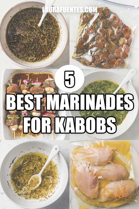 Chicken Shish Kabobs Marinade, Best Marinades, Steak Kabob Marinade, Kabob Marinade Recipes, Beef Shish Kabob, Chicken Kabob Marinade, Chicken Shish Kabobs, Kabob Marinade, Beef Kabob Recipes