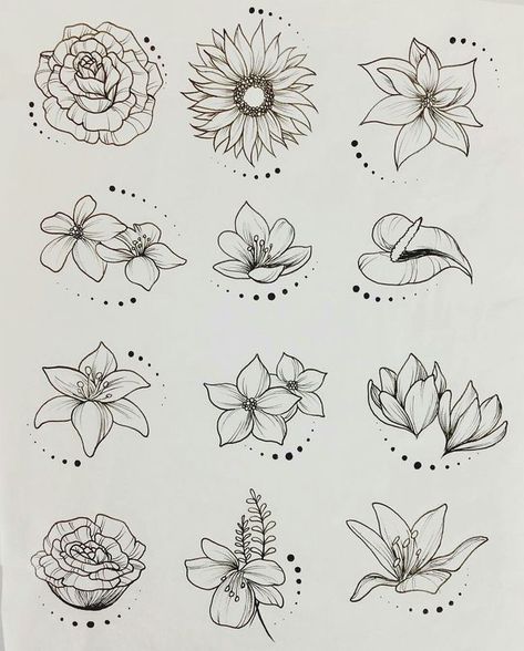 Tumblr Drawings, Kunst Tattoos, Couple Drawing, Men Tattoos, Drawing Eyes, Flowers Drawing, Flower Drawing Design, Flower Art Drawing, Tattoo Sketch