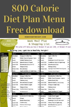 800 Calorie Diet Plan, 800 Calorie Meals, 800 Calorie Diet, Menu Pdf, Diy Hack, Effective Diet, 1000 Calories, Calorie Meal Plan, Makanan Diet