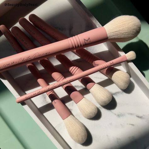 I haven’t used these makeup brushes yet, but I had to show them off for #pinkwednesday They’re from last spring’s Sigma x Christen Dominique collaboration. And still available! ___ @sigmabeauty @christendominique #BBPmakeupbrushes #BBPSigmaBeauty #sigmabeauty #sigmabrushes #sigmaxchristendominique #christendominiquemakeup #makeupbrushesset #settingpowder #pinkmakesmehappy #makeuptools Christen Dominique, Sigma Brushes, Sigma Beauty, Setting Powder, Makeup Products, Makeup Tools, Beauty Blogger, Christening, Makeup Brushes